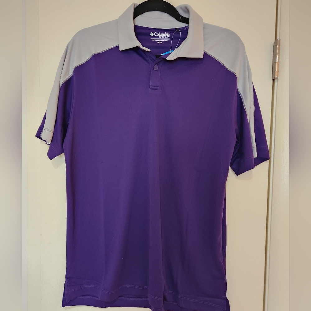 Columbia Men's Omni-Wick Bracket Golf Polo. Size Medium NWT